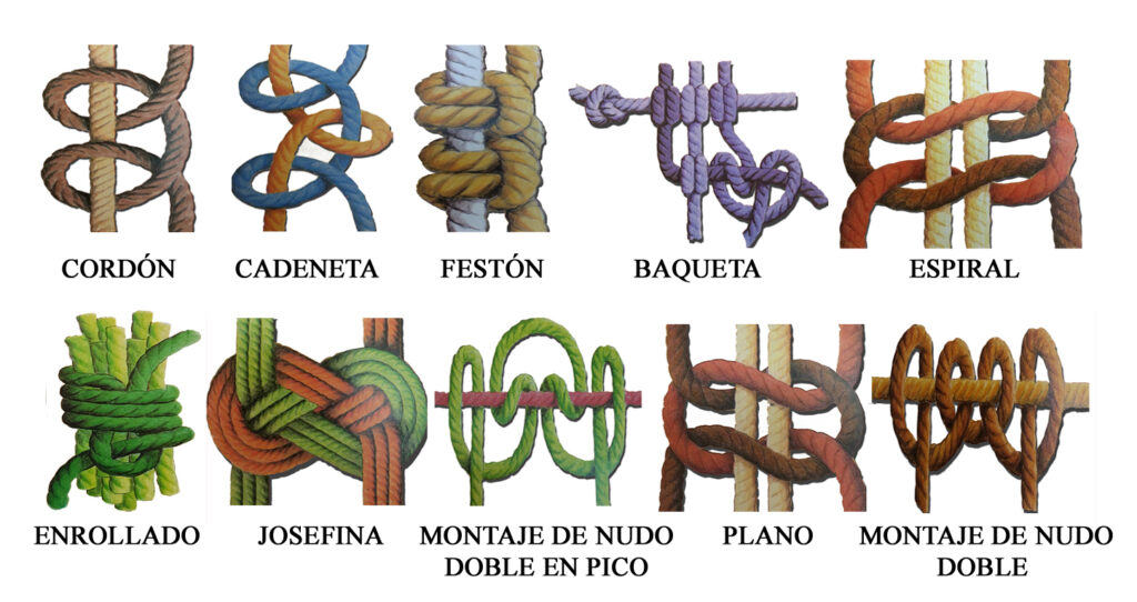 nudos básicos macramé