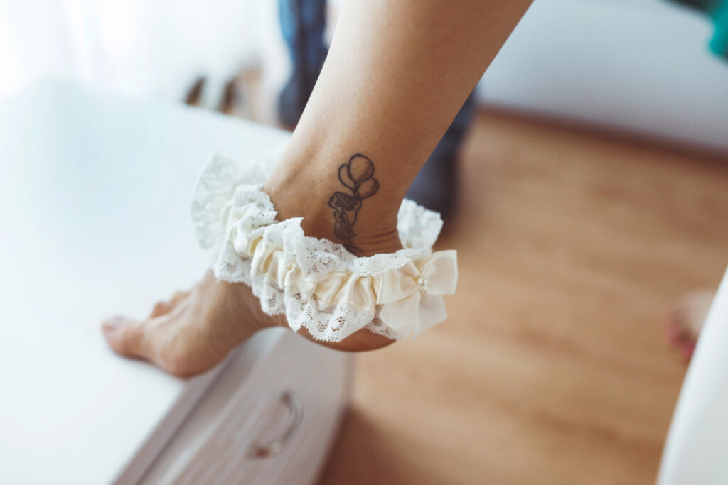 pulsera de tobillo costura